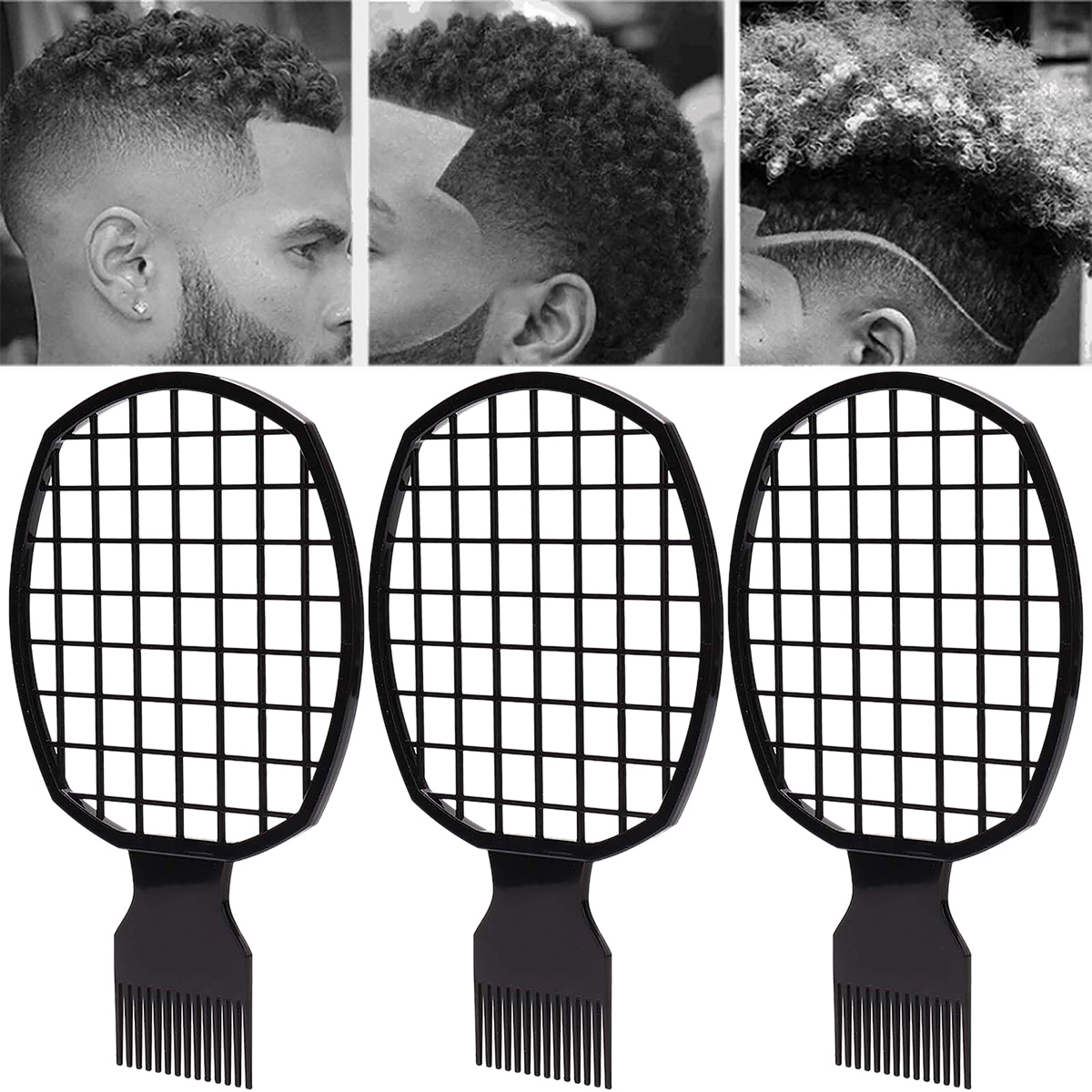 Relax love 3Pcs Afro Twist Hair Comb for Women Men Plastic Afro Curl Comb  Professional Dirty Braid Comb Afro Twist Comb Curl Weave Dreadlocks 