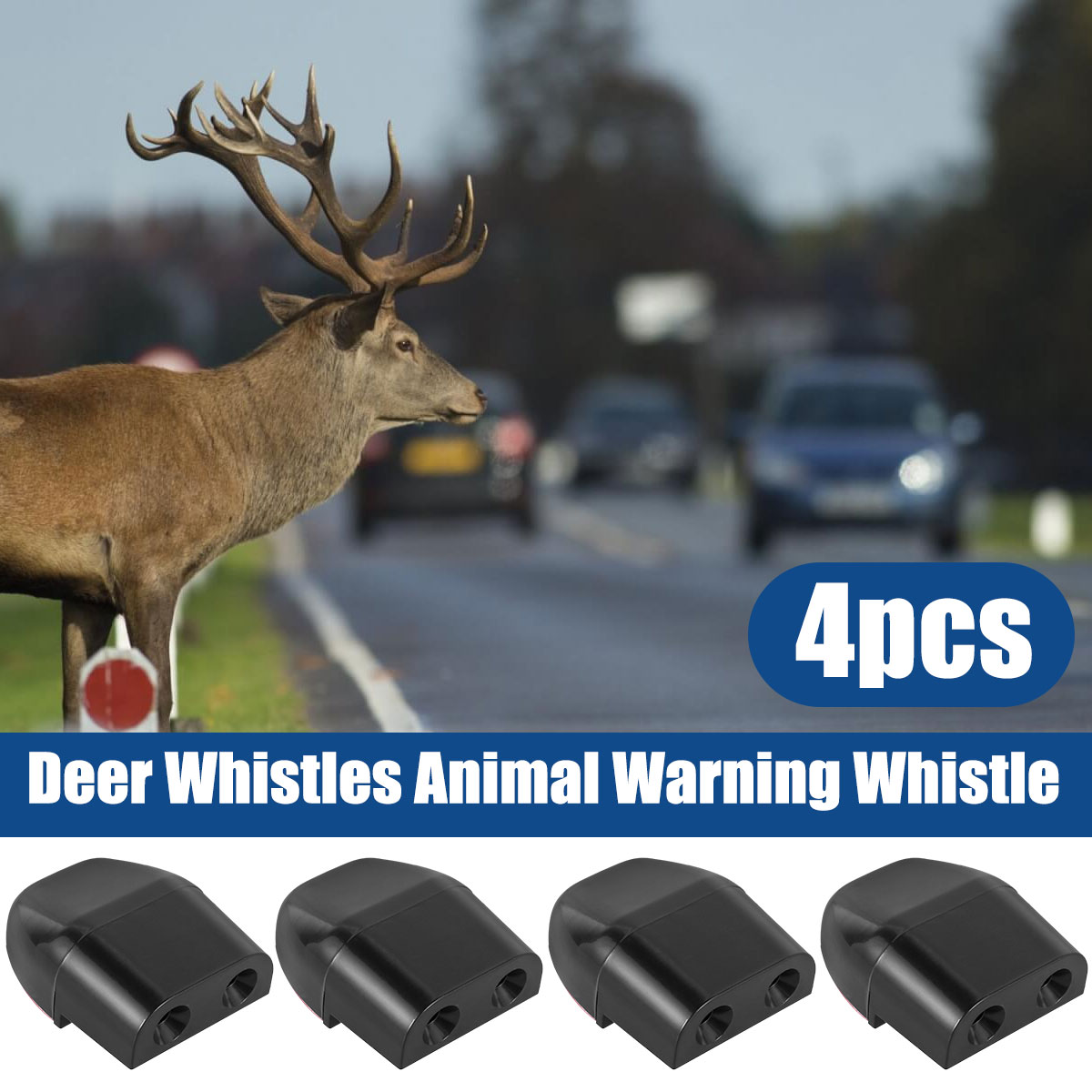 4 Pcs Deer Whistles Animal Warning Whistle Safety Cars