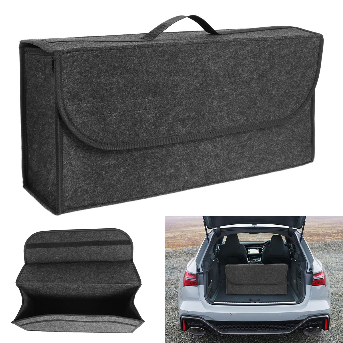 Car Storage Box Fireproof Felt Cloth Car Seat Gap Catcher