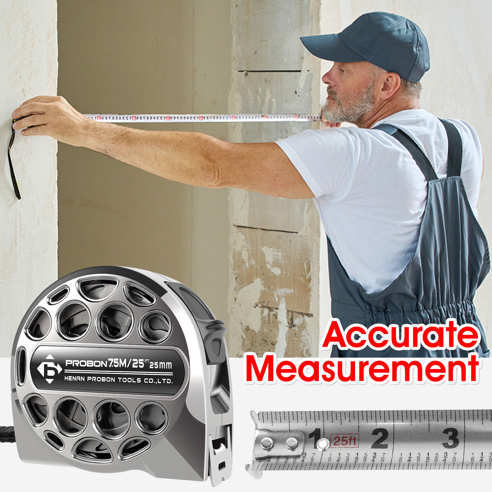 2Pcs 7.5M/25FT Retractable Tape Measure Double-Sided Measuring Tape Ruler  Home⁍